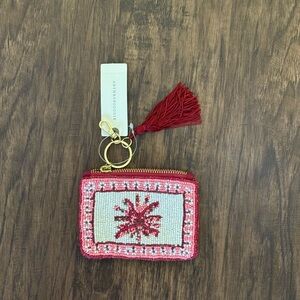 Anthropologie beaded coin purse-summer edition  size 3.5” by 5”